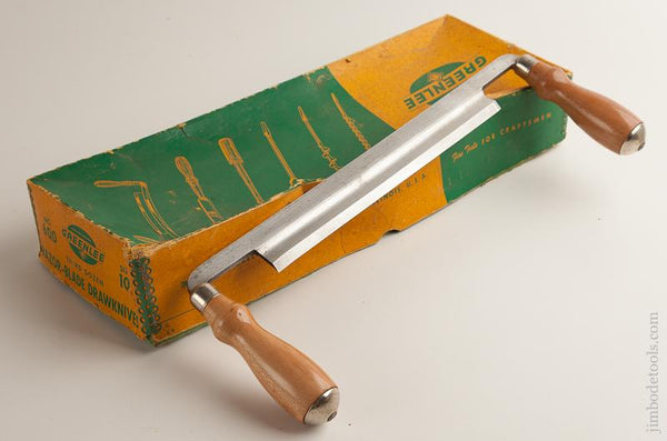 GREENLEE No. 600 Size 10 inch Draw Knife MINT in Original Box - 75253