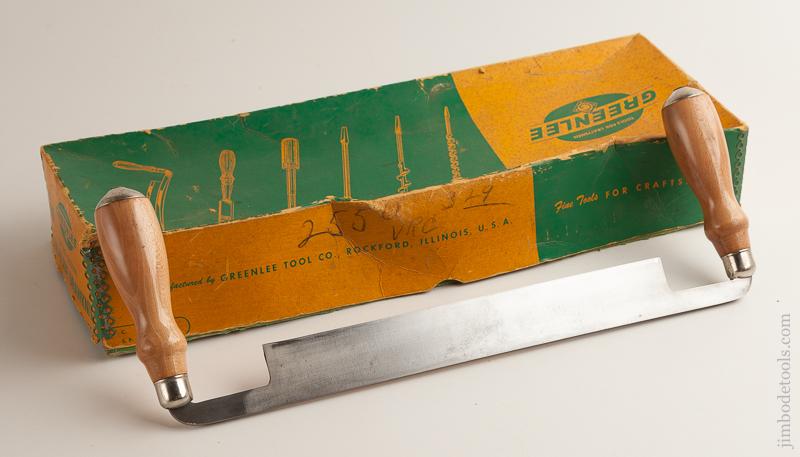 GREENLEE No. 600 Size 10 inch Draw Knife MINT in Original Box - 75253