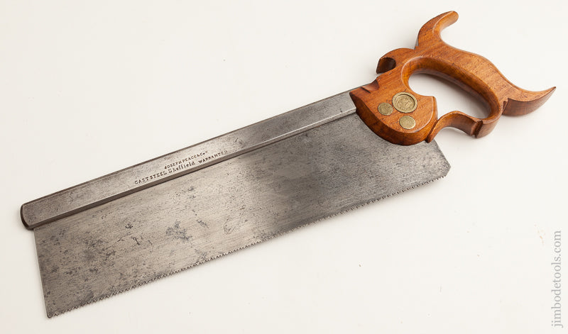 JOSEPH PEACE & CO SHEFFIELD 13 point 12 inch Crosscut Back Saw circa 1849-1921 EXTRA FINE - 75265
