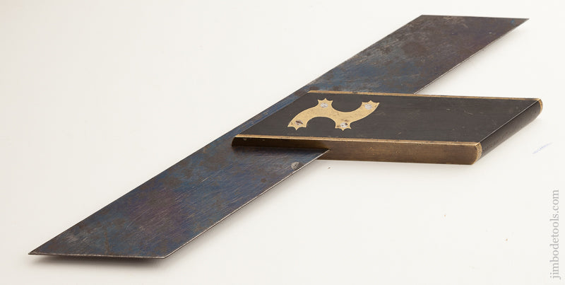 12 inch MOULSON BROS Ebony Miter Square NEAR MINT     75308U - 75308U