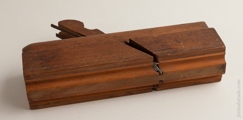 J. KELLOGG Double Iron Right & Left Side Bead Molding Plane 1/2 inch Size circa 1835-67 Amherst, MA FINE     75381 - 75381