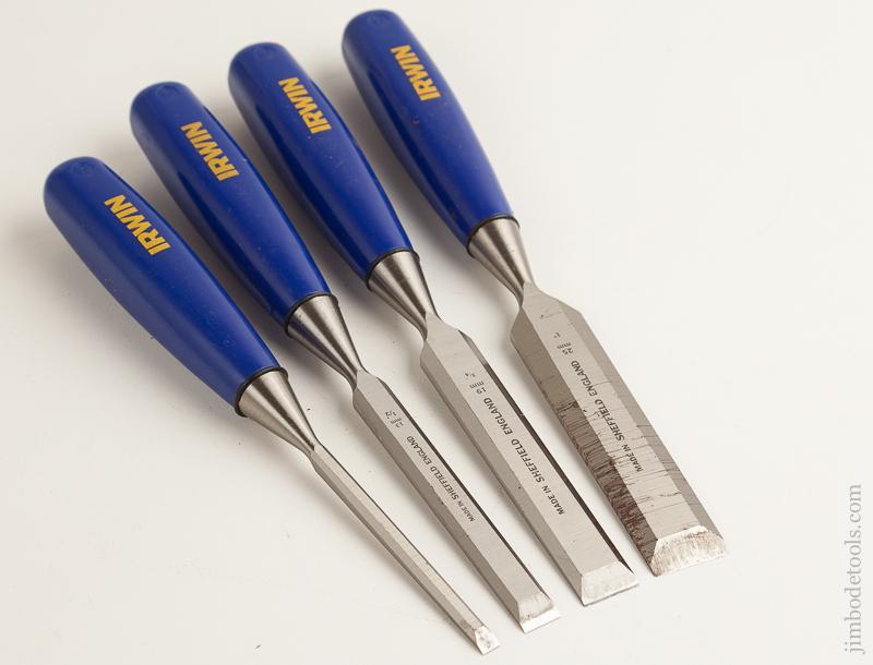 Set of Four IRWIN Chisels MINT - 75436