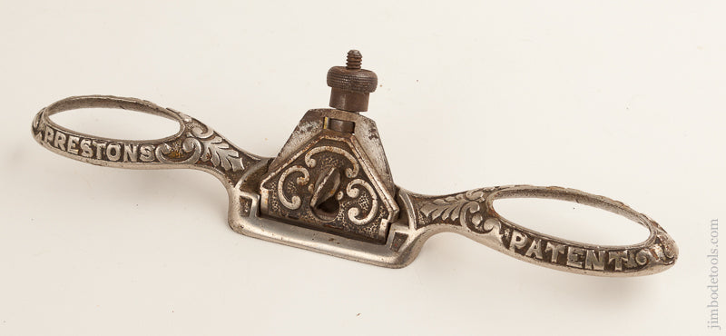 Ornate PRESTON Flat Bottom Spoke Shave - 75454R