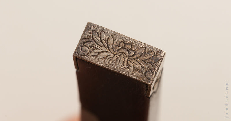 Exquisite Ebony and Silver Engraved  Level - 75465U