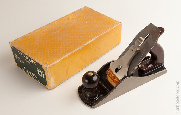 100% Complete STANLEY No. 4 1/2 Smooth Plane Type 16 circa 1933-47 NEARLY DEAD MINT! In Original Box = 75574
