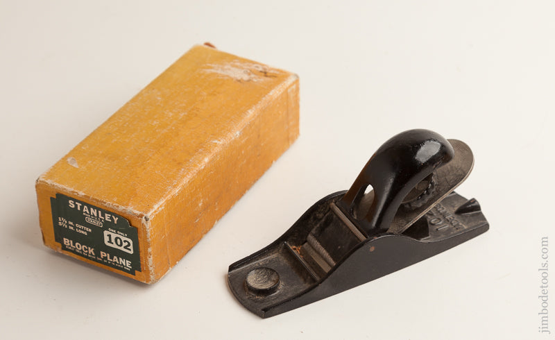 STANLEY No. 102 Block Plane in Original Box - 75577