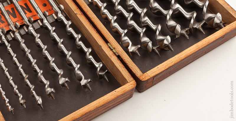 Complete Set of IRWIN Auger Bits in Original Box     75580 - 75580