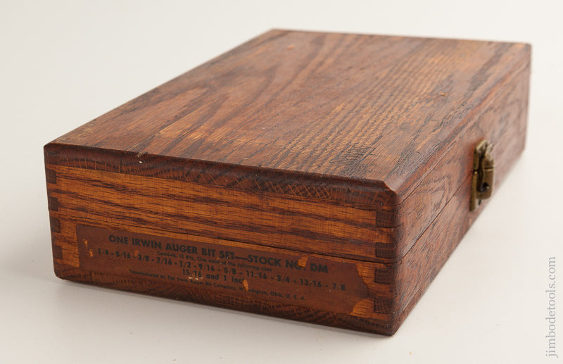 Complete Set of IRWIN Auger Bits in Original Box     75580 - 75580