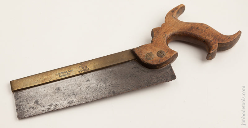 C. NURSE & CO LONDON 15 point 9 inch Rip Brass Back Saw     75582 - 75582