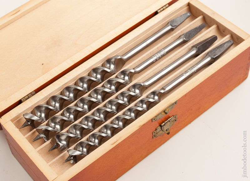 Complete Set of 13 RUSSELL JENNINGS Auger Bits in Original 3 Tiered Box in Shipping Box     75587 - 75587