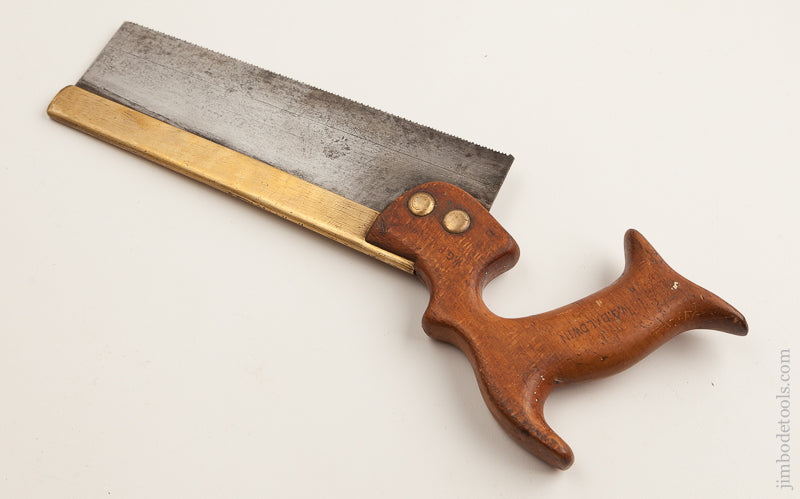 H.H. SWANN & SON SHEFFIELD 16 point 9 inch Rip Brass Back Saw - 75599