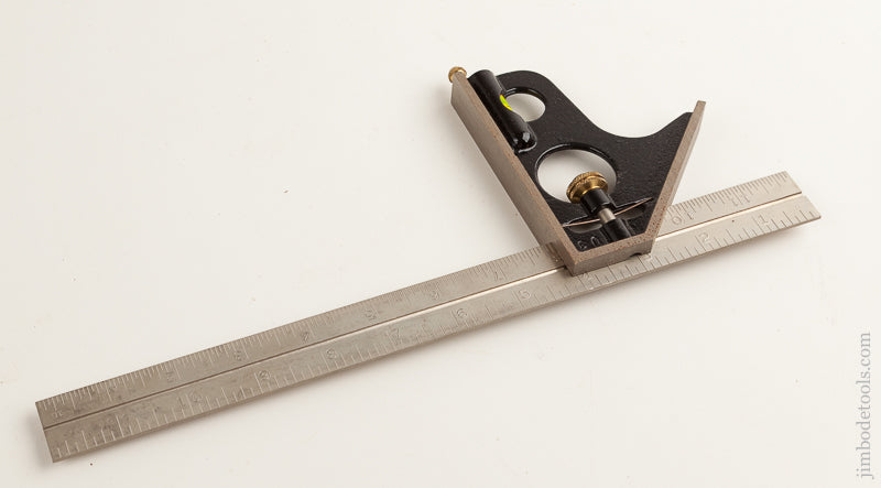 12 inch STANLEY No. 122 Combination Square in Original Box     75611 - 75611