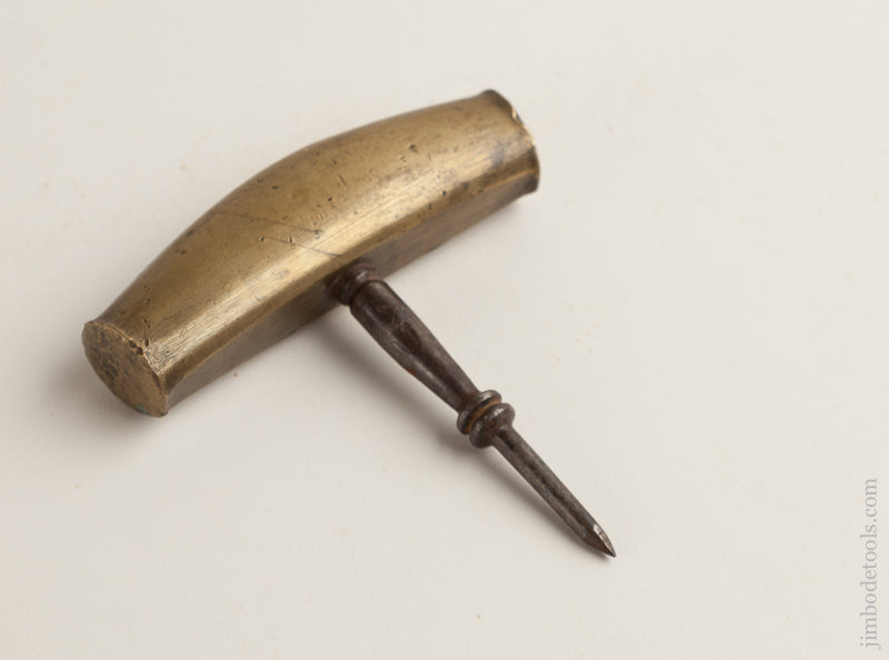 Solid Brass 3 3/4 x 3 5/8 inch Barrel Tester - 75623