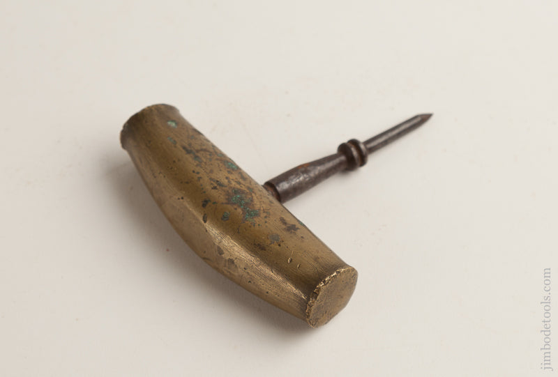 Solid Brass 3 3/4 x 3 5/8 inch Barrel Tester - 75623