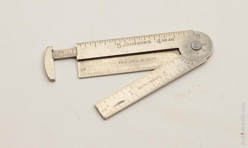 Six inch Solid German Silver Caliper Rule - 75629