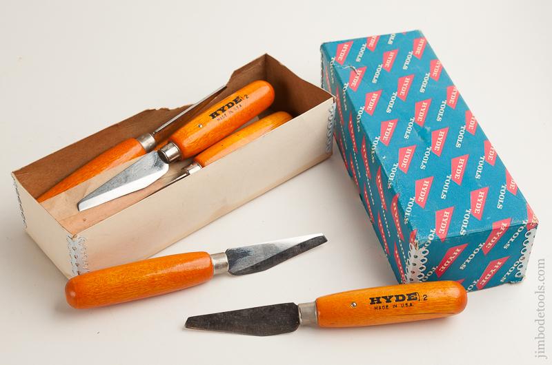 HYDE No. 2 McKay Stitcher Shoe Knives MINTY in Original Box - 75668