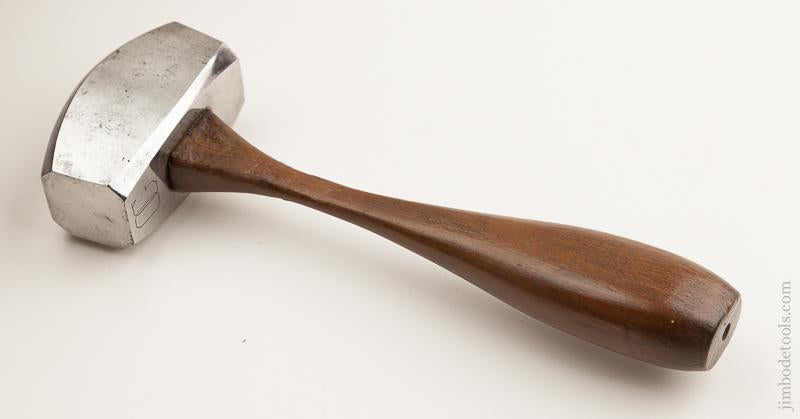 Stunning! Two pound Silversmith's 3 x 9 1/2 inch Hammer Marked OG - 75814U