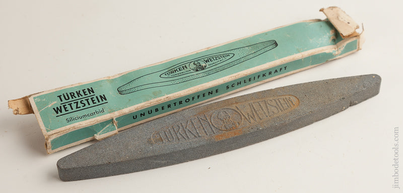 TURKENWETZSTEIN Nine inch Scythe Stone with Decal in Original Box - 75846