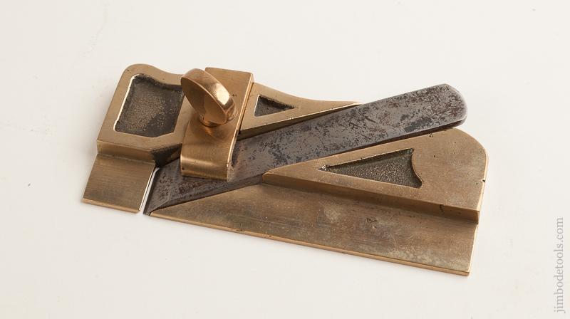 2 1/8 x 5 1/8 inch Brass Side Rabbet Plane - 75848