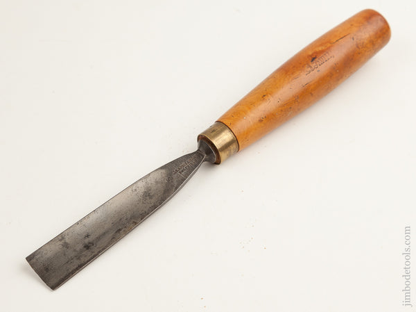 Fat! Just Over 1 inch J.B. ADDIS No. 5 Boxwood Handled Gouge - 75877R