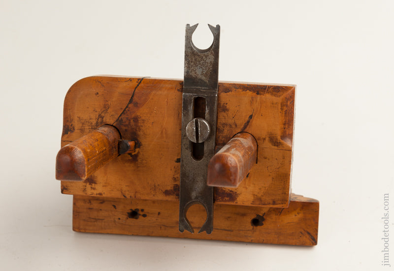 RARE Solid Boxwood Miniature Carriagemaker's Plow Plane - 75884R