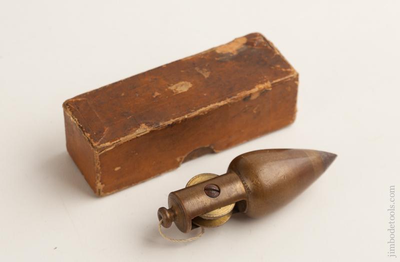 STANLEY NO. 1 Plumb Bob MINT in its Original Box - 75887U