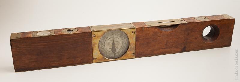 Complete and Fine! 24 inch HELB July 12, 1904 Patent THE AMERICAN Combined Level and Grade Finder - 75900R