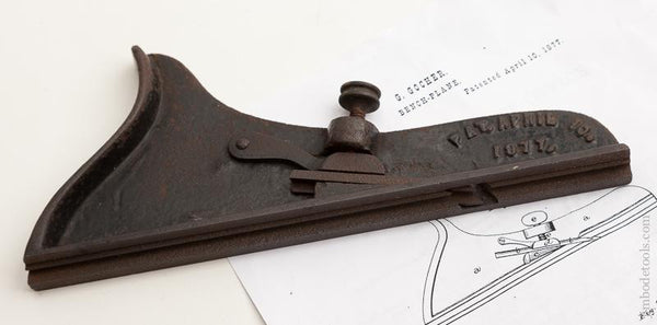 Extra Fine! GOCHER April 10, 1877 Patent Metallic Bead Plane - 75913R