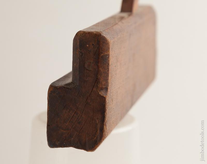 Beech No. 19 Hollow Moulding Plane by THOMAS OKINES circa 1740-1770 London  - 75943R