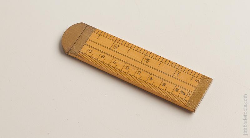 Mint RABONE NO. A3863 Boxwood and Brass Rope Caliper Gauge - 75950R