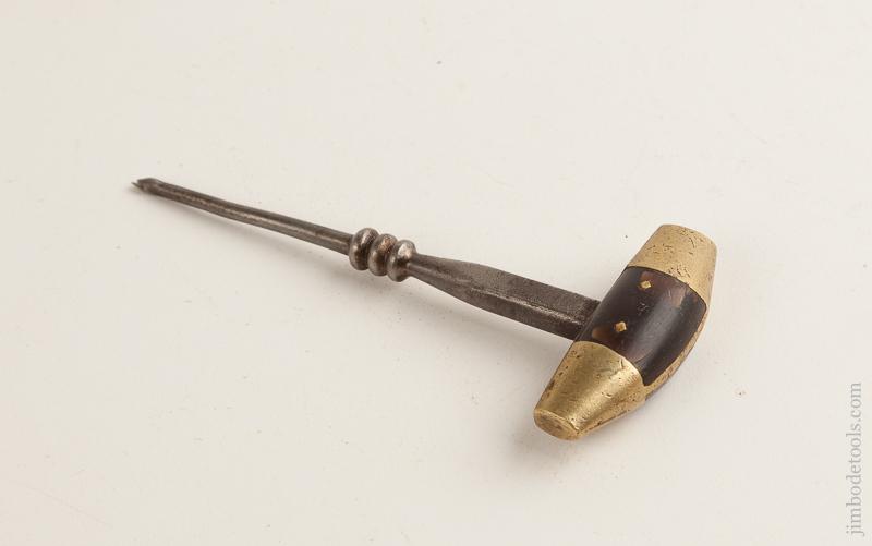 Beautiful 4 1/4 inch Brass & Buffalo Horn Miniature Barrel Tester - 75964U