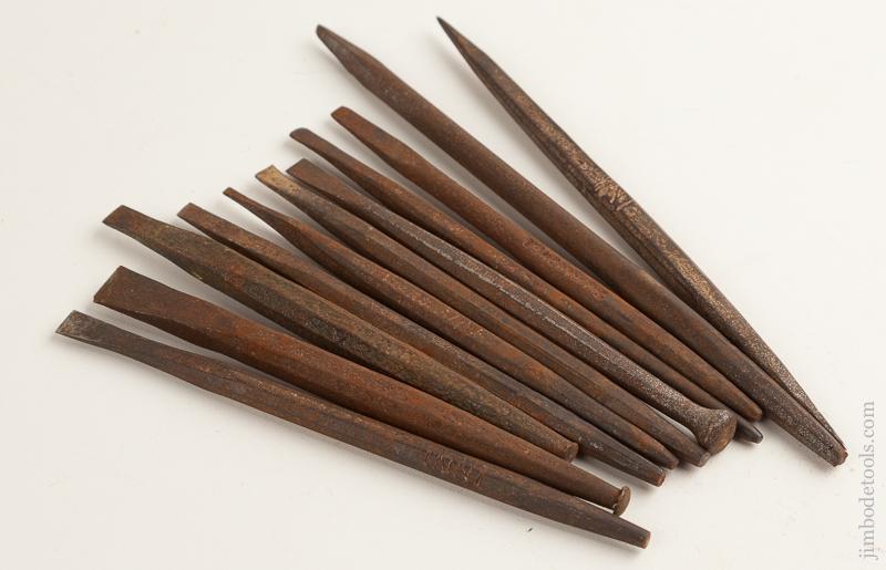 Eleven Stone Carver's Chisels - 75965R