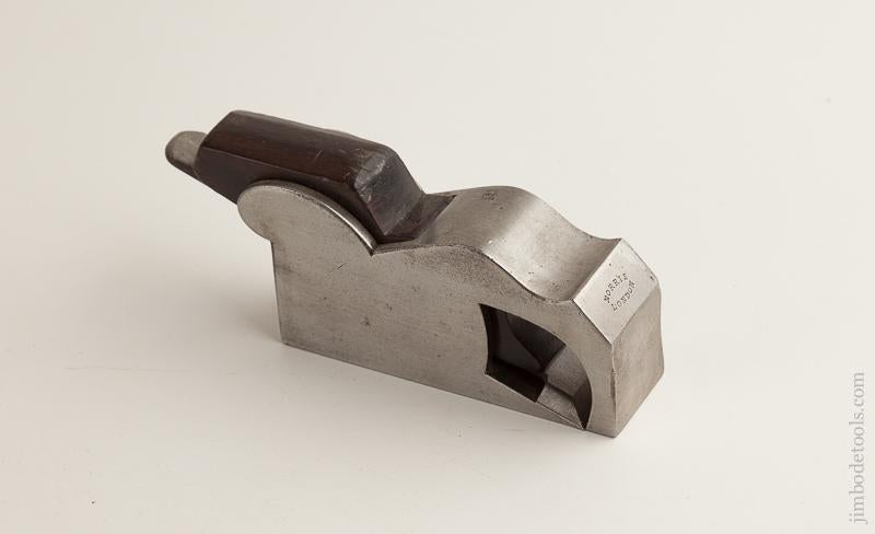 Fine 5 3/4 x 1 1/8 inch NORRIS No. 25 Rosewood and Patent Metal Bull Nose Plane - 75973R