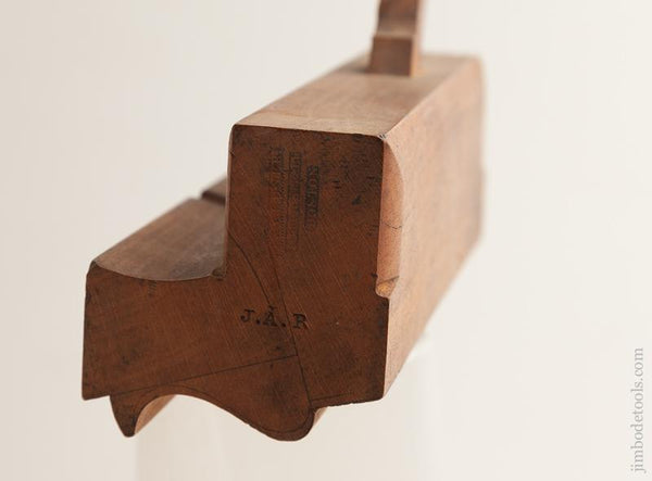 Crisp! L. GARDNER GREEN STREET BOSTON 3 inch Wide Complex Molding Plane circa 1825-55 EXTRA FINE - 75986