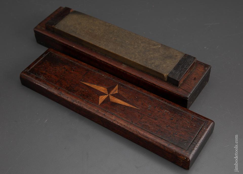 Lovely Eleven inch Honing Stone Box with Inlay - EXCALIBUR 75