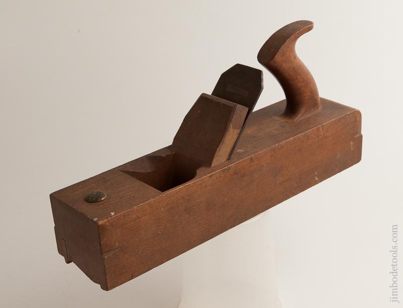 3 1/8 x 13 1/2 inch FOX & WASHBURN Handled Quirk Ogee Bevel Molding Plane circa 1835-36 Amherst, MA EXTRA FINE -76007