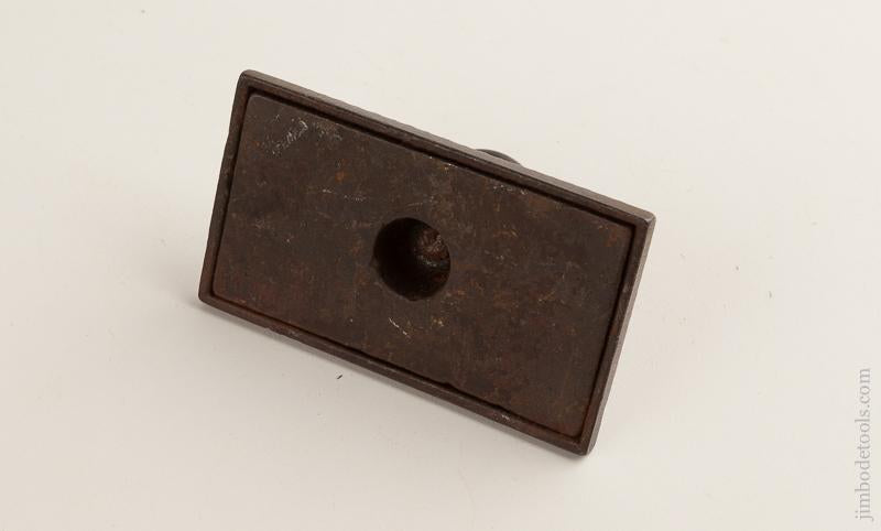 Pretty 3 3/4 x 2 1/8 inch Tailor's Weight - 76016
