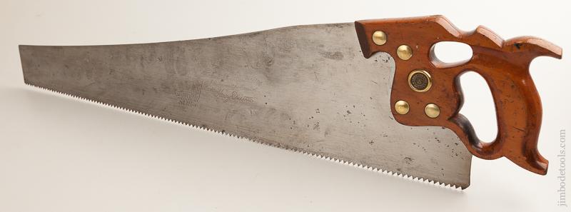 5 1/2 point 26 inch Rip DISSTON D-8 Thumb Hole Hand Saw - 76027