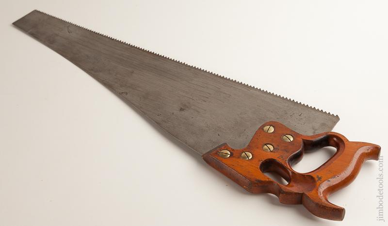 5 1/2 point 26 inch Rip DISSTON D-8 Thumb Hole Hand Saw - 76027