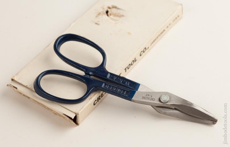 CRESCENT TOOL CO No. T47 Circular 7 inch Snips MINT in Original Box - 76035