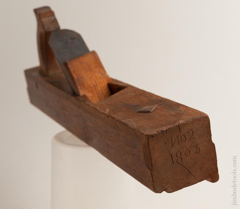 15 inch "NO 2 1803" Yellow Birch Panel Raiser Plane with Two inch NEWBOULD Iron - 76052