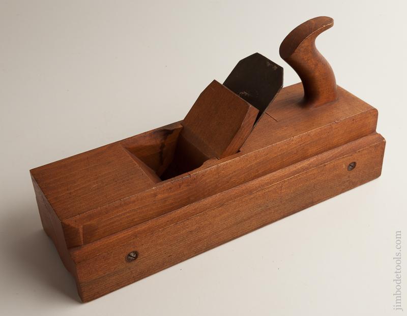 DEAD MINT! 4 5/8 inch Wide L. GARDNER GREEN ST Handled Ogee Crown Molding Plane circa 1825-55 BOSTON - 76055U