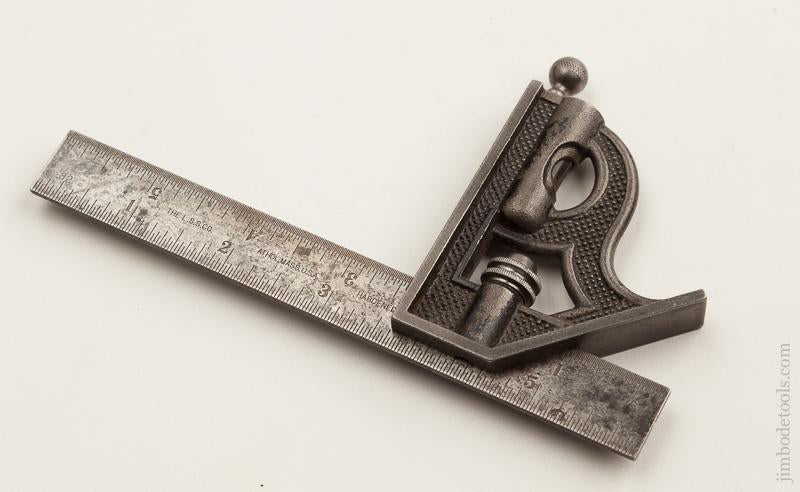 Combination Square on Six inch STARRETT No. 4 Scale with Scribe - 76059