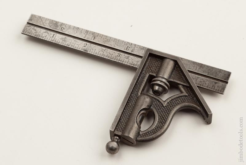 Combination Square on Six inch STARRETT No. 4 Scale with Scribe - 76059