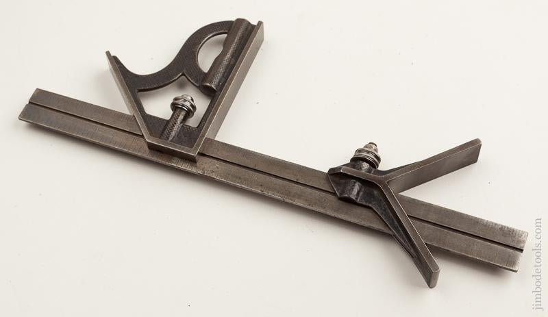 Two Piece Combination Square Set on 12 inch STARRETT Scale - 76061