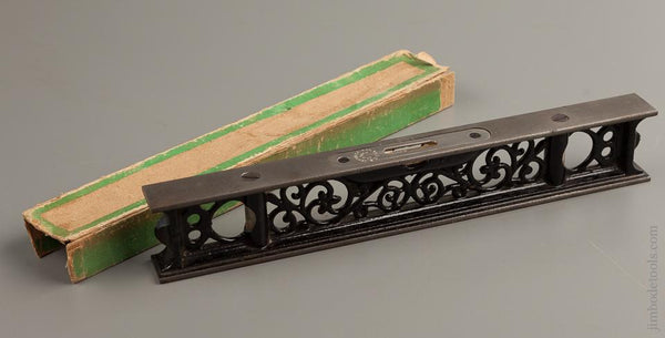 Lovely 12 inch C.E. JENNINGS Level MINT in Original Box Lid - 76066