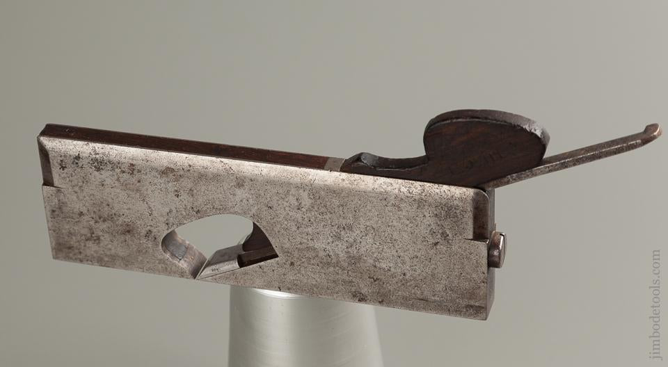 FINE 1/2 x 5 7/8 inch NORRIS No. 8 Dovetailed Steel Rabbet Plane with Rosewood Infill - 76070U