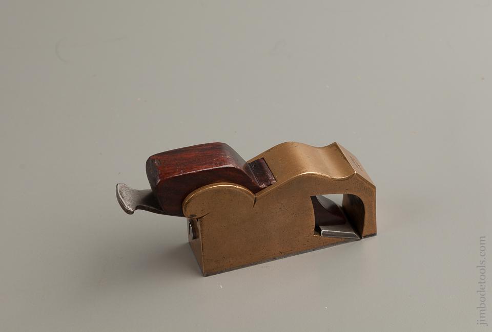 NORRIS No. 27 Gun Metal Bull Nose Plane with Steel Sole with Original NUMBERED Iron and Wedge EXTRA FINE - 76083u