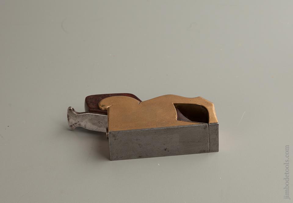 NORRIS No. 27 Gun Metal Bull Nose Plane with Steel Sole with Original NUMBERED Iron and Wedge EXTRA FINE - 76083u