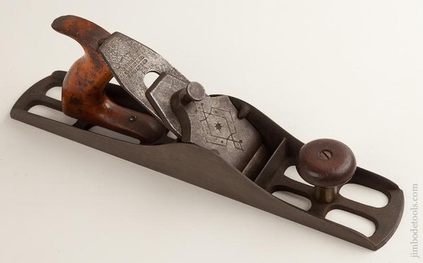 Flawless! HARDY September 24, 1872 Patent Jack Plane with Perforated Sole by BOSTON METALLIC PLANE CO - 76085U